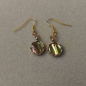 Abalone shell earrings
